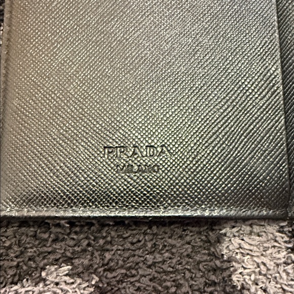 Vitage Prada Black Nylon Chedckbook Wallet - Picture 4 of 7
